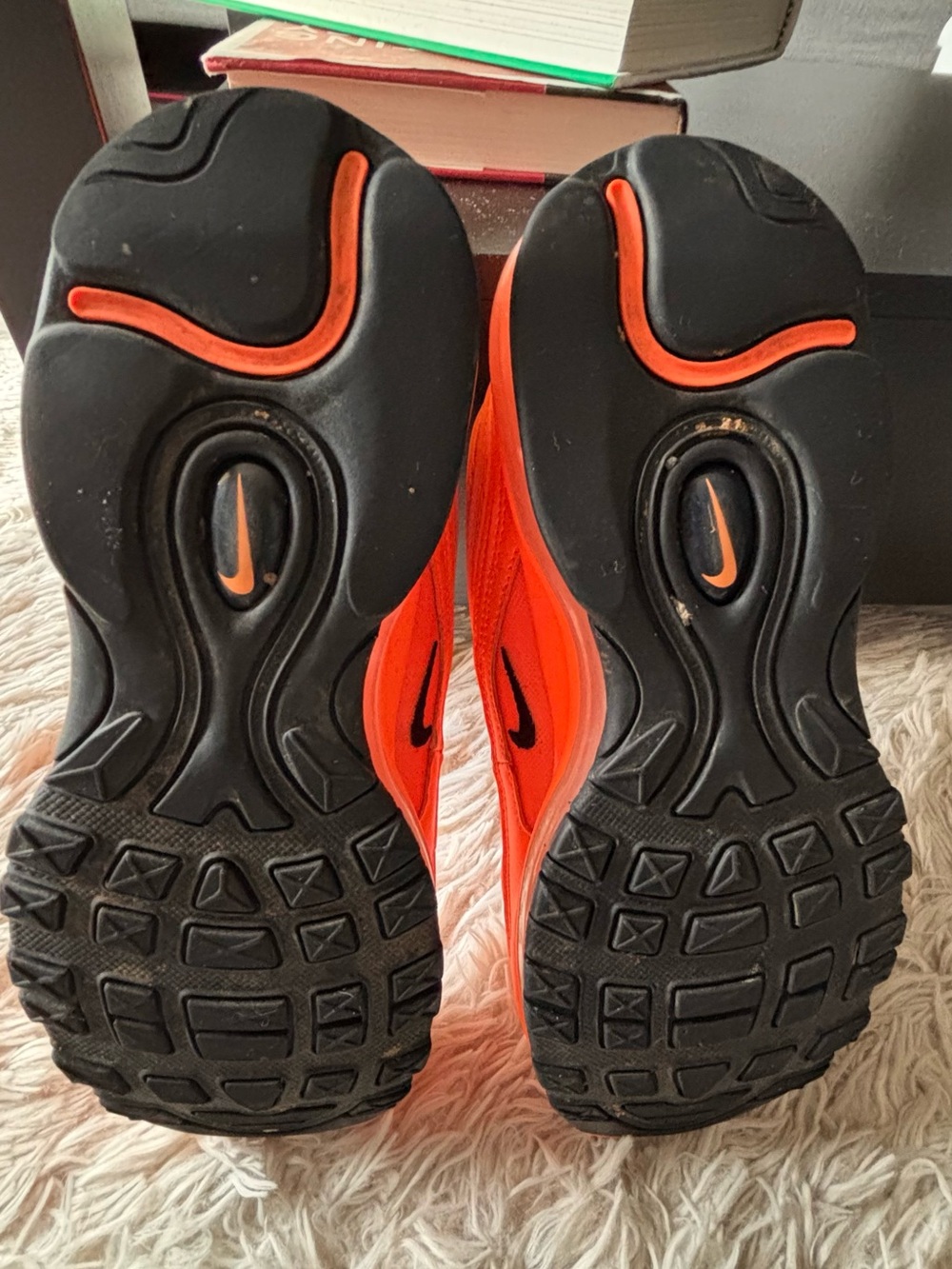 Nike Air Max 97 Atomic Orange/Black DM8338-800 Women’s Size 7.5 - Picture 5 of 9